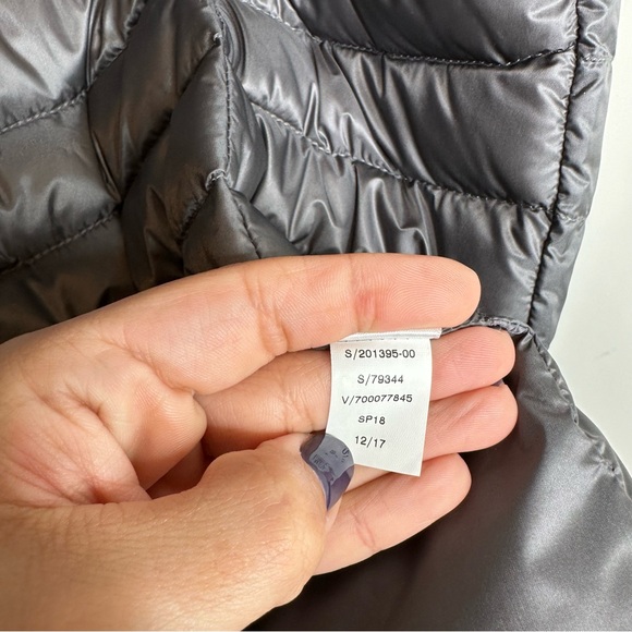 Athleta Downkind Down Puffer Vest in Silver Bells Gray - Picture 5 of 9